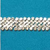 Strassz szalag - SILVER